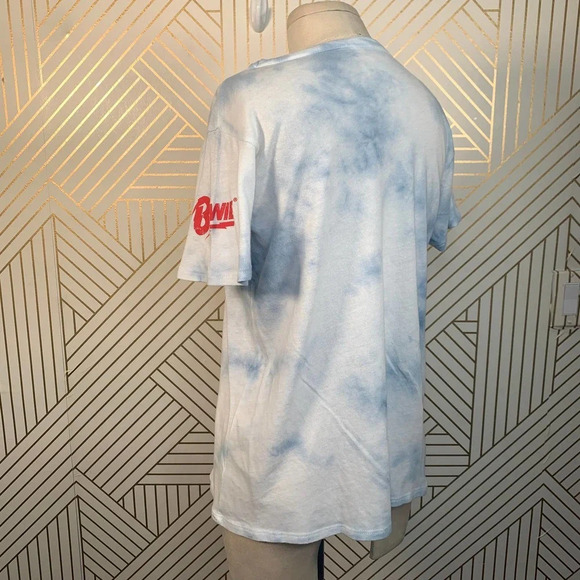 Chaser Rebel Rebel David Bowie Blue‎ Tie Dye Tee - Picture 8 of 11